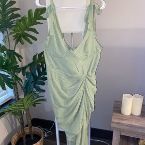 Pretty Little Thing polka dot cocktail dress